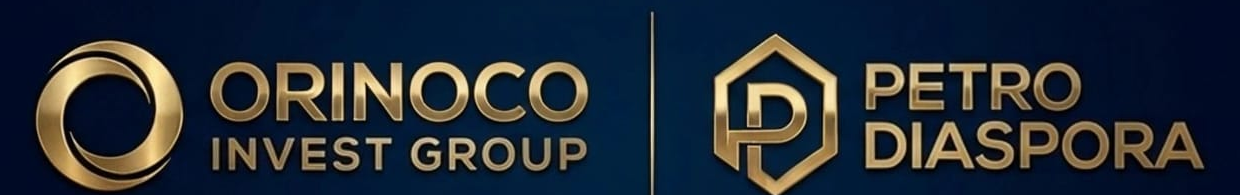 Orinoco Invest Group and Petro Diaspora official logos